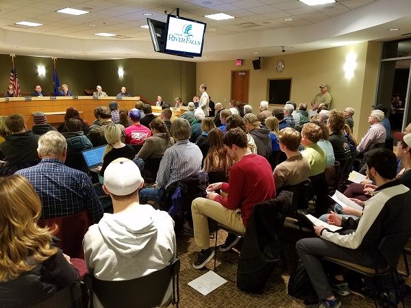 Audience at Council Meeting