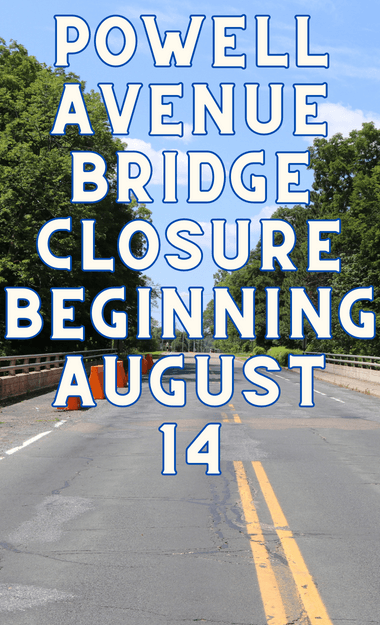 Powell Avenue bridge closure