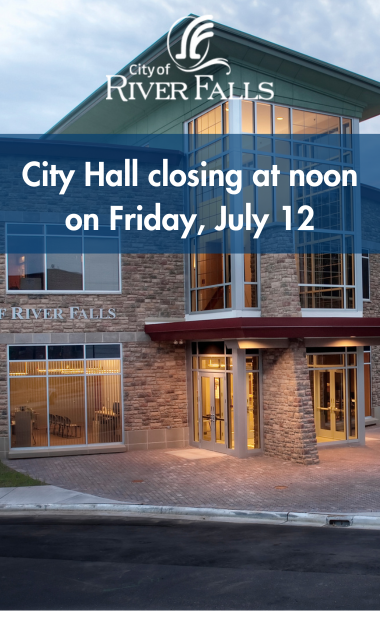 City Hall closure graphic
