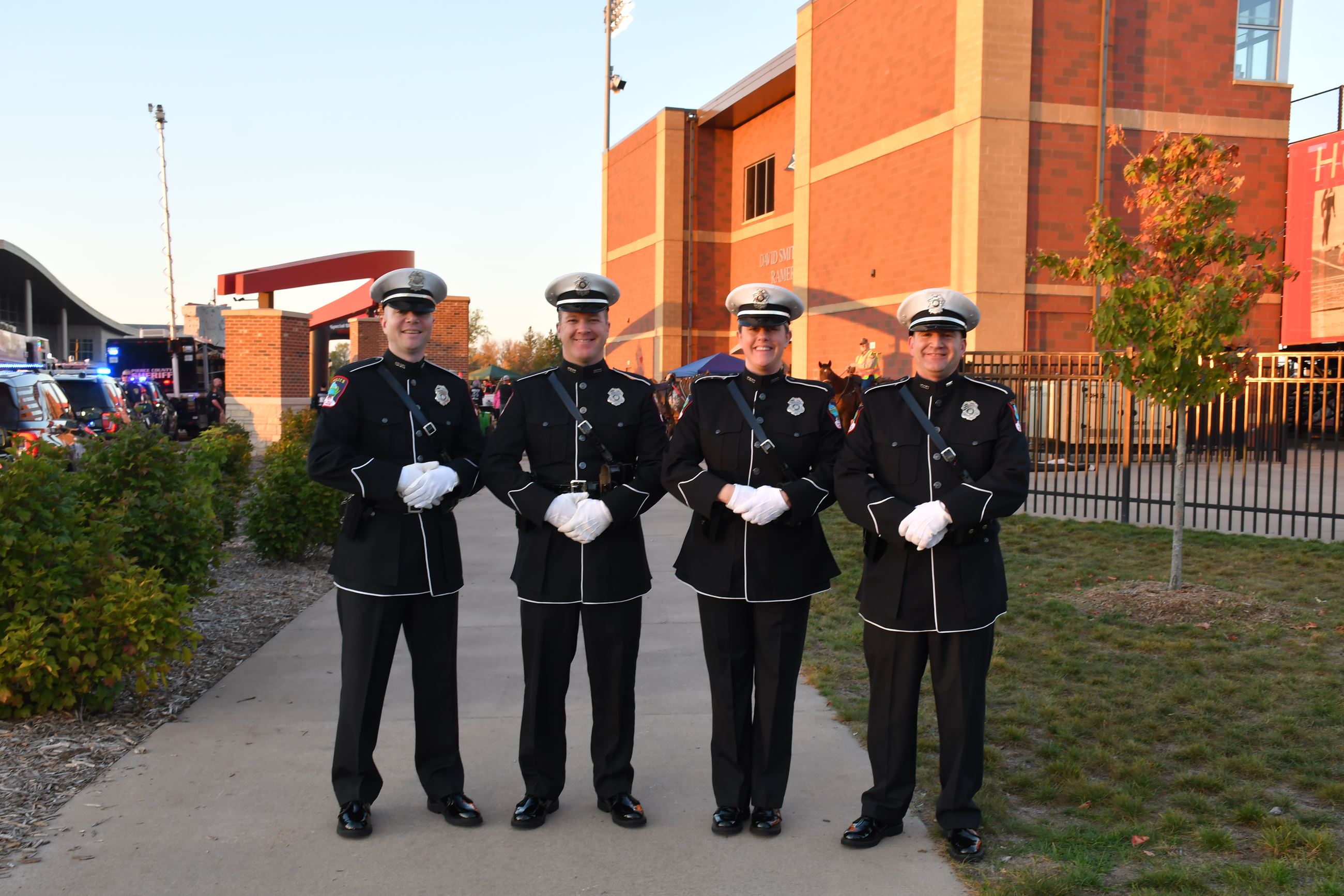 Beth Posel and RFPD Honor Guard