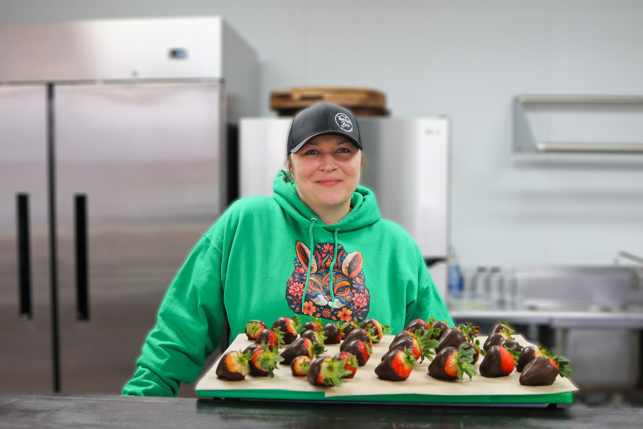 Brianne Rehak inside her store